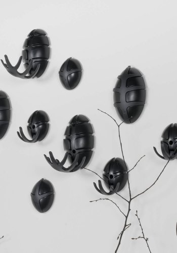 SPINDER DESIGN Tick knagerkke - sort plastik og stl