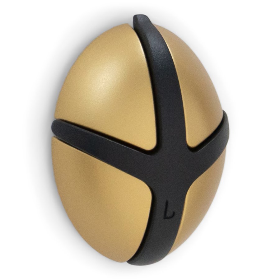 SPINDER DESIGN Tick knagerkke - guld metal