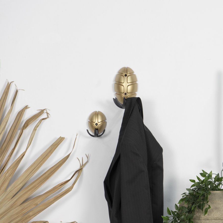 SPINDER DESIGN Tick knagerkke - guld metal