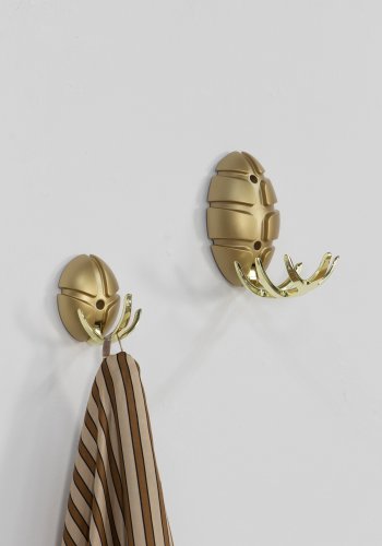 SPINDER DESIGN Tick knagerkke - guld metal