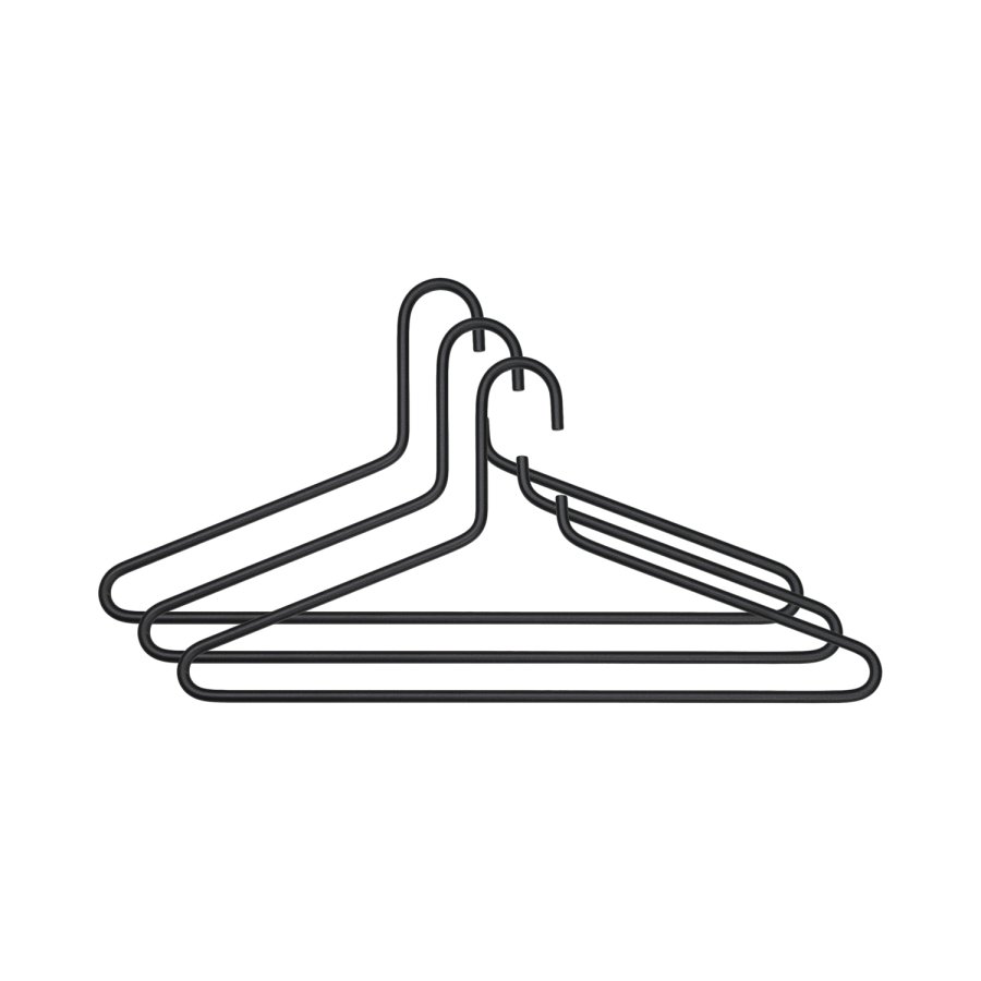 SPINDER DESIGN Senza bjle - sort stl (3-pak)