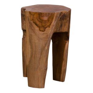 HOUSE NORDIC Rose Teak pall - teak, med 3 ben ( 26)