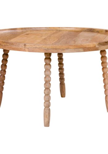 HOUSE NORDIC Jammu sofabord - naturlig mangotre, rundt ( 60)