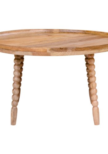 HOUSE NORDIC Jammu sofabord - naturlig mangotre, rundt ( 60)