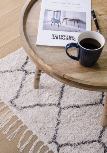 HOUSE NORDIC Jammu sofabord - naturlig mangotre, rundt ( 60)