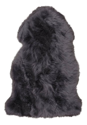 HOUSE NORDIC lammeskinn - grtt, ekte New Zealand-skinn (85x50)