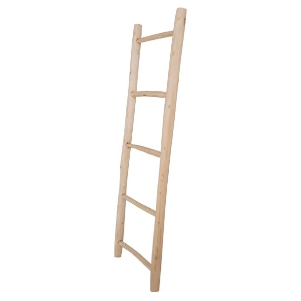 dekorationsstige - natur teaktr m. 5 trin