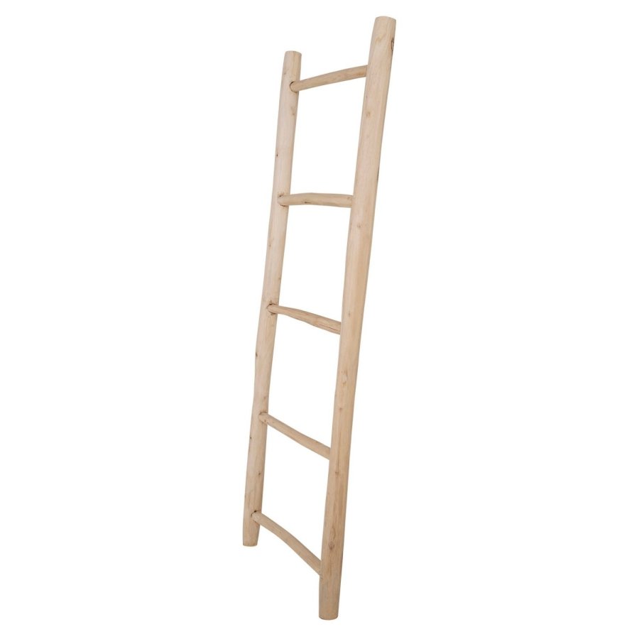 HOUSE NORDIC dekorative stige - naturlig teak m. 5 trinn