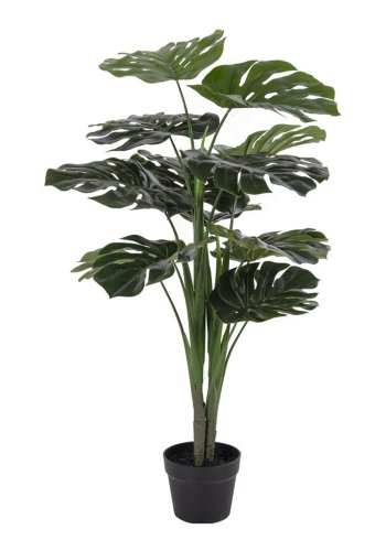 HOUSE NORDIC kunstig Monstera plante - grnn plast (H:90)
