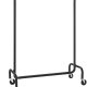 SONGMICS klesstativ med hjul, kraftig klesstativ med uttrekkbar stang, 114 kg lastekapasitet, 43,7 x (114139,3 x 162,8 cm), matt svart UHSR011B01