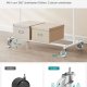 SONGMICS klesstativ p� hjul, kraftig klesstativ, med uttrekkbar hengeskinne, 90 kg lastekapasitet, enkel montering, b�rbar, klassisk hvit HSR013W01