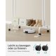 SONGMICS T�jstativ, T�jstativ, Dobbelt T�joph�ngningsstang, Kraftig Metalramme, Med Hjul og Hylde, 100 kg Total Maks. Belastning, 103,5 cm Bred, T�jopbevaring, Hvid HSR107W01