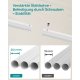 SONGMICS T�jstativ, T�jstativ, Dobbelt T�joph�ngningsstang, Kraftig Metalramme, Med Hjul og Hylde, 100 kg Total Maks. Belastning, 103,5 cm Bred, T�jopbevaring, Hvid HSR107W01