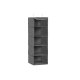 SONGMICS Hengende oppbevaringshyller, klesorganisator for garderobe, plassbesparende og sammenleggbar, metallkroker og bambusinnsatser, linm�nster, gr� RYCH06G