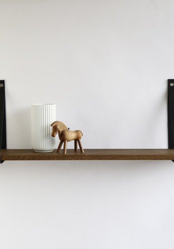 NocNoi Harre Vig vghylde - massiv valnd tr og sort lder