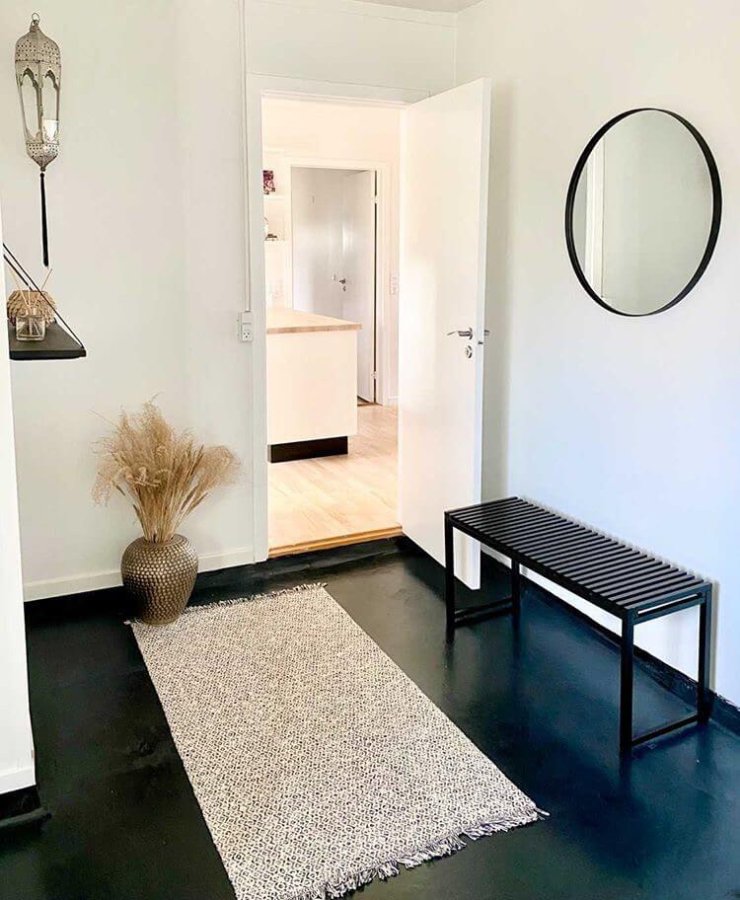 NocNoi Harre Vig vegghylle - sortoljet eik m. sort lrreim, 50-100