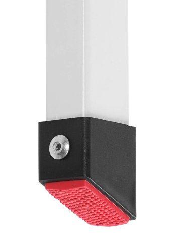 SONGMICS GSL03WT stige, 3 trinn, sklisikker matte, sammenleggbar, b�rbar - hvitt st�l
