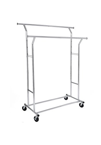 SONGMICS HSR12S t�jstativ, m. hjul - forkromet jern
