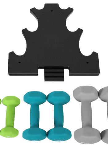SONGMICS SYL612GN h�ndv�gt, m. stativ, sekskantet - mat lime, bl�gr�n og lysegr� neopren (2x1kg, 2x2kg, 2x3kg) (s�t med 6)