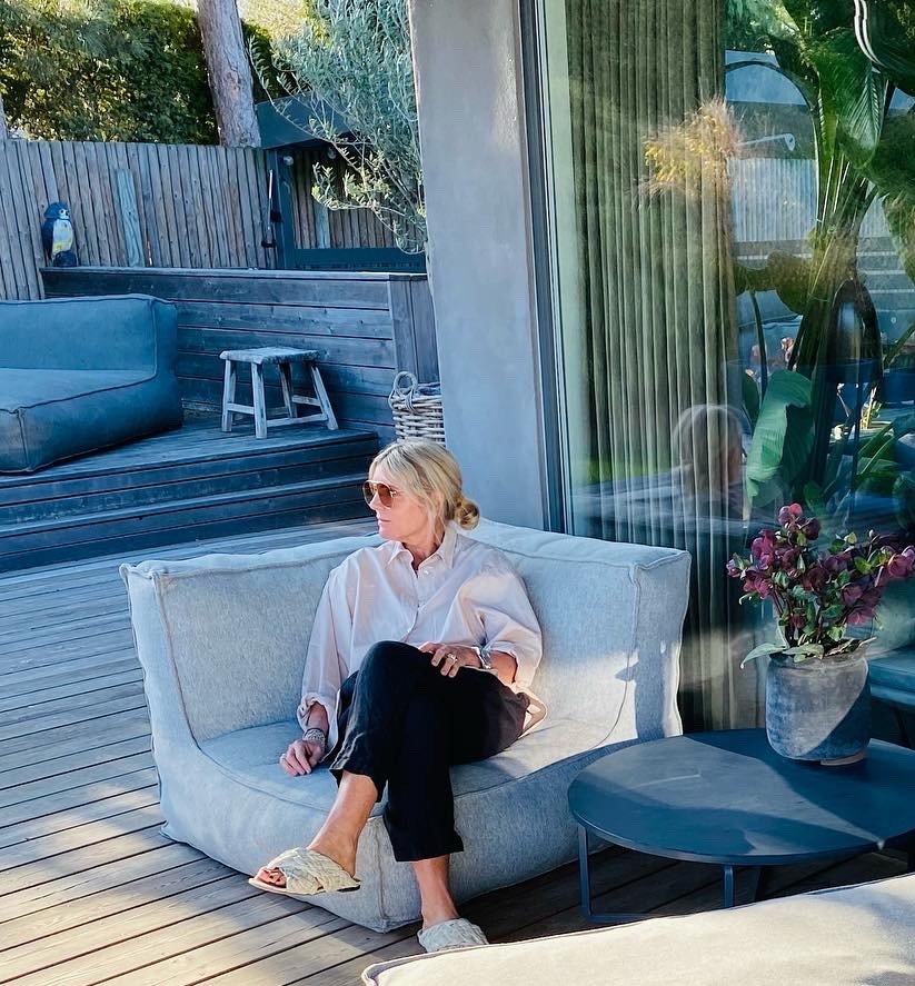 TROISPOMMESHOME Hjrnemodul - lysegrtt stoff