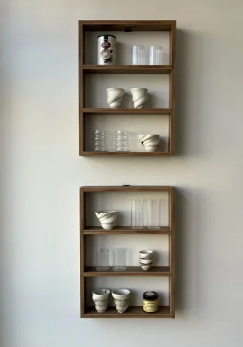 NORDVRK PR1 vegghylle - brun melamin