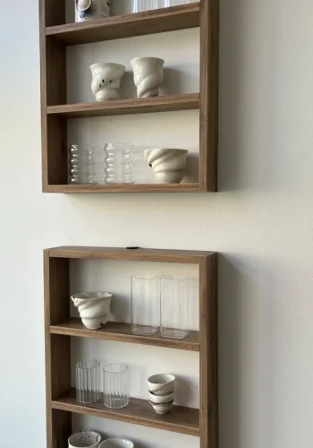 NORDVRK PR1 vegghylle - brun melamin