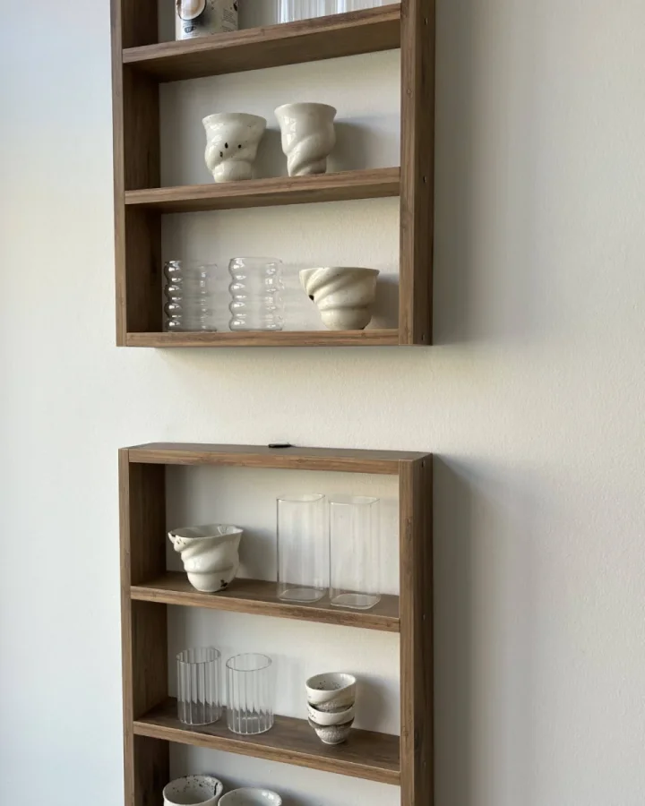 NORDVRK PR1 vegghylle - brun melamin