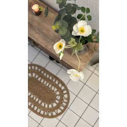 Hinsol L skoskab, m. 20 hylder - natur tr