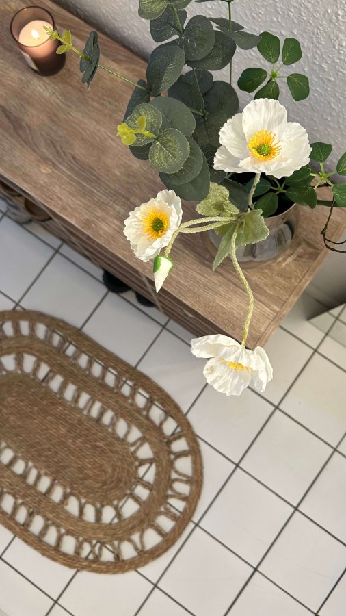 Hinsol L skoskab, m. 20 hyller - naturlig tre