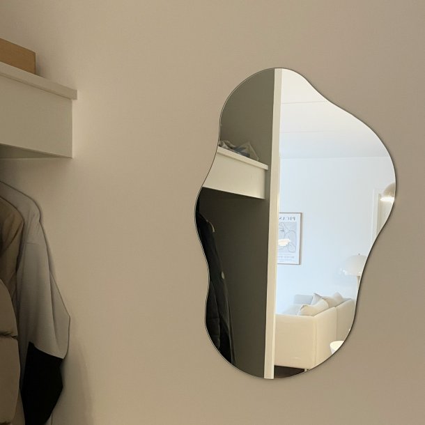 Palermo vgspejl, organisk - spejlglas og aluminium (40x60)