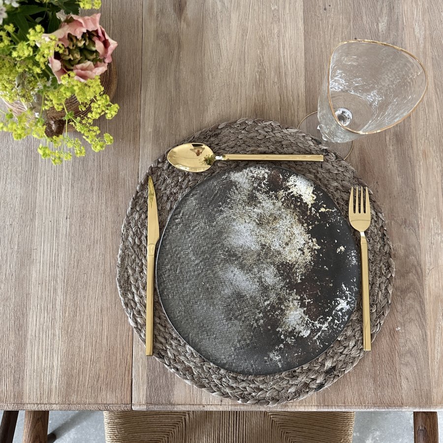 BROSTE COPENHAGEN Tvis bestik - guld (st a 16)