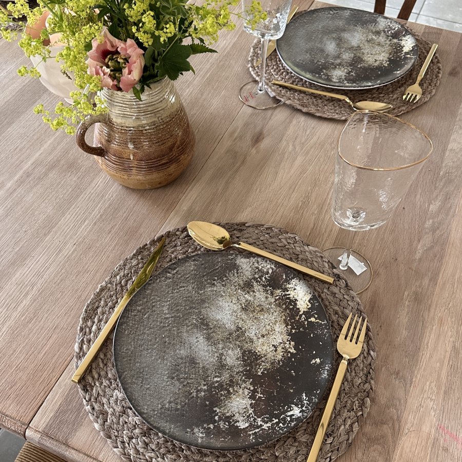 BROSTE COPENHAGEN Tvis bestik - guld (st a 16)