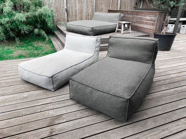 TROISPOMMESHOME Solseng - lysegrtt stoff (L:175cm)