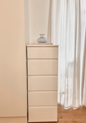 TVILUM Nova  Kommode – Weißes Verbundholz, (107 x 40)