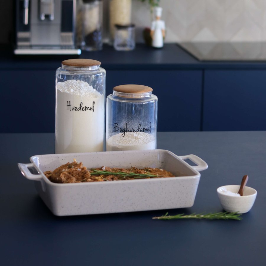 BROSTE COPENHAGEN Hasle ildfast form - lys gr steinty