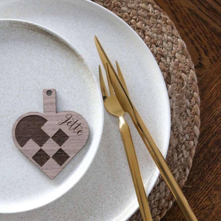 IB LAURSEN spisebrikke - mrk naturjute ( 35)