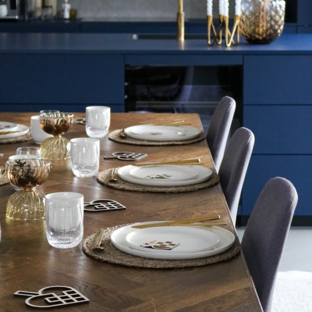 IB LAURSEN dkkeserviet - mrk natur jute ( 35)