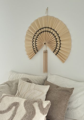 BLOOMINGVILLE Jaime v�gdekoration - natur bambus (L70xH75)