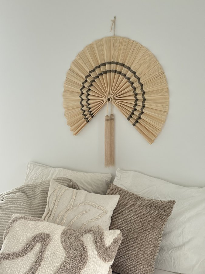 BLOOMINGVILLE Jaime v�gdekoration - natur bambus (L70xH75)