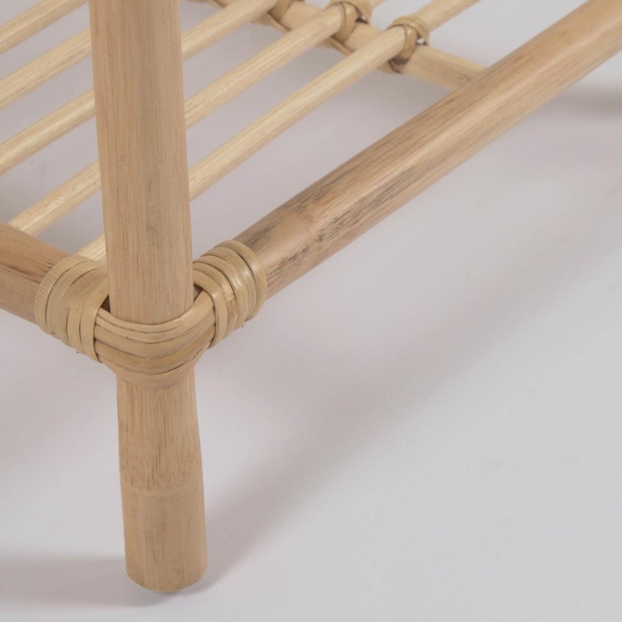 KAVE HOME Ormela reol - natur rattan (40x81)