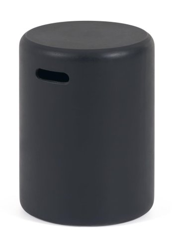 KAVE HOME Taimi utendrs fotsttte, rund - svart betong (35)