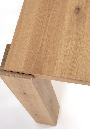 KAVE HOME Deyanira spisebord, rektangulrt - naturlig eikefiner og eiketre (200x100)