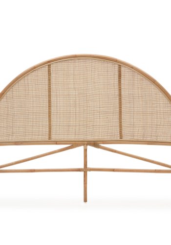 KAVE HOME Quiterie sengegavl. rund - naturlig rotting (150/160 cm)