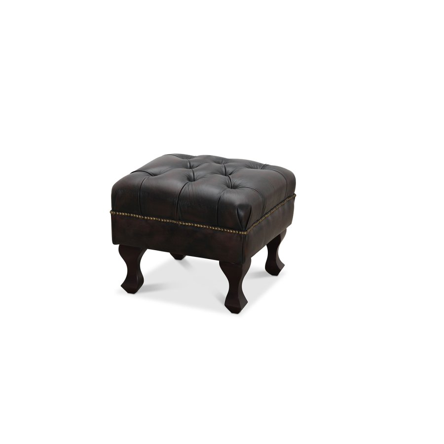 HAGA Aberdeen krakk - brunt skinn PU