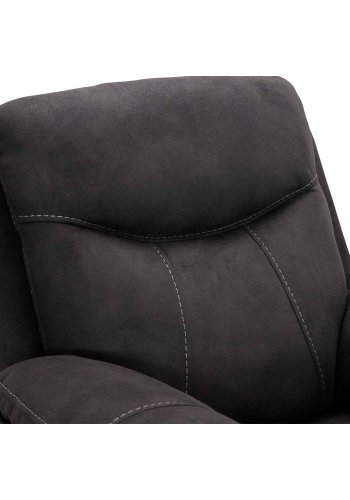 Boston Relaxsessel, grauer Stoff