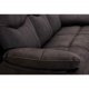 Boston Relaxsofa 3-Sitzer, grauer Stoff
