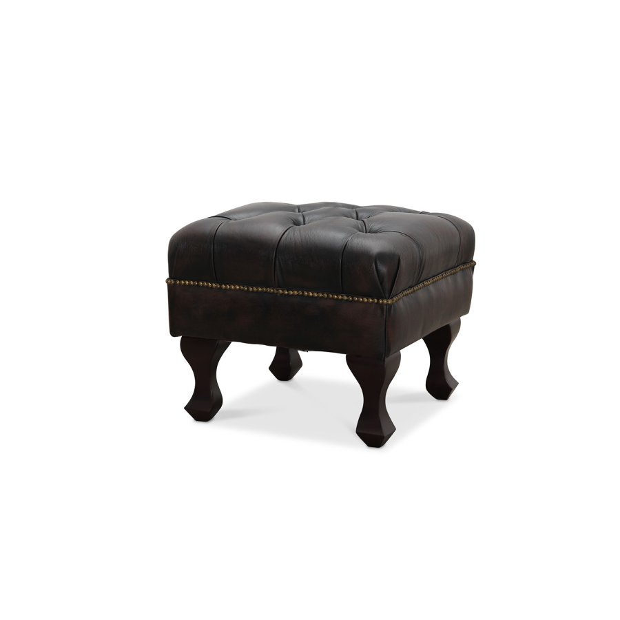 HAGA Aberdeen krakk - brunt skinn PU