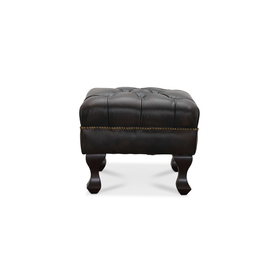 HAGA Aberdeen krakk - brunt skinn PU