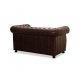 HAGA Liverpool 2-sits Chesterfield Soffa - Oxblodsl�der