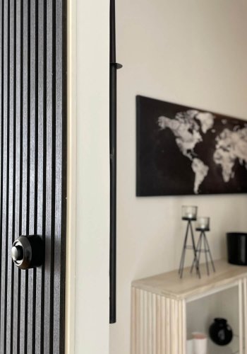 ARTGEIST Two-coloured verdenskort billede - hvid/sort print, 3 st�rrelser